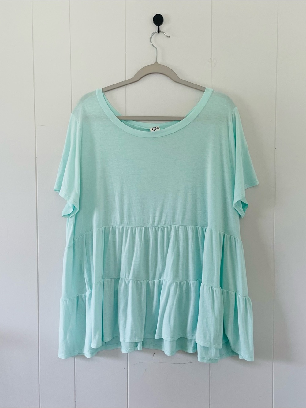 Sew In Love Mint Tiered Babydoll Tunic